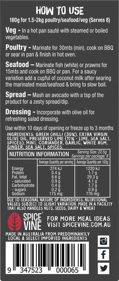 Chilli-Lime Smash Marinade & Stir-fry Paste