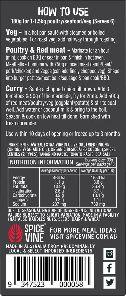 Spice Medley Marinade & Stir-fry Paste