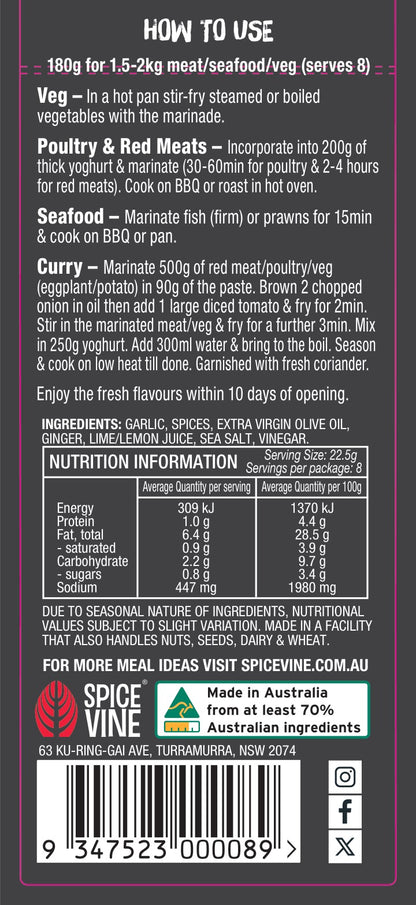 Tandoori Marinade & Stir-fry Paste