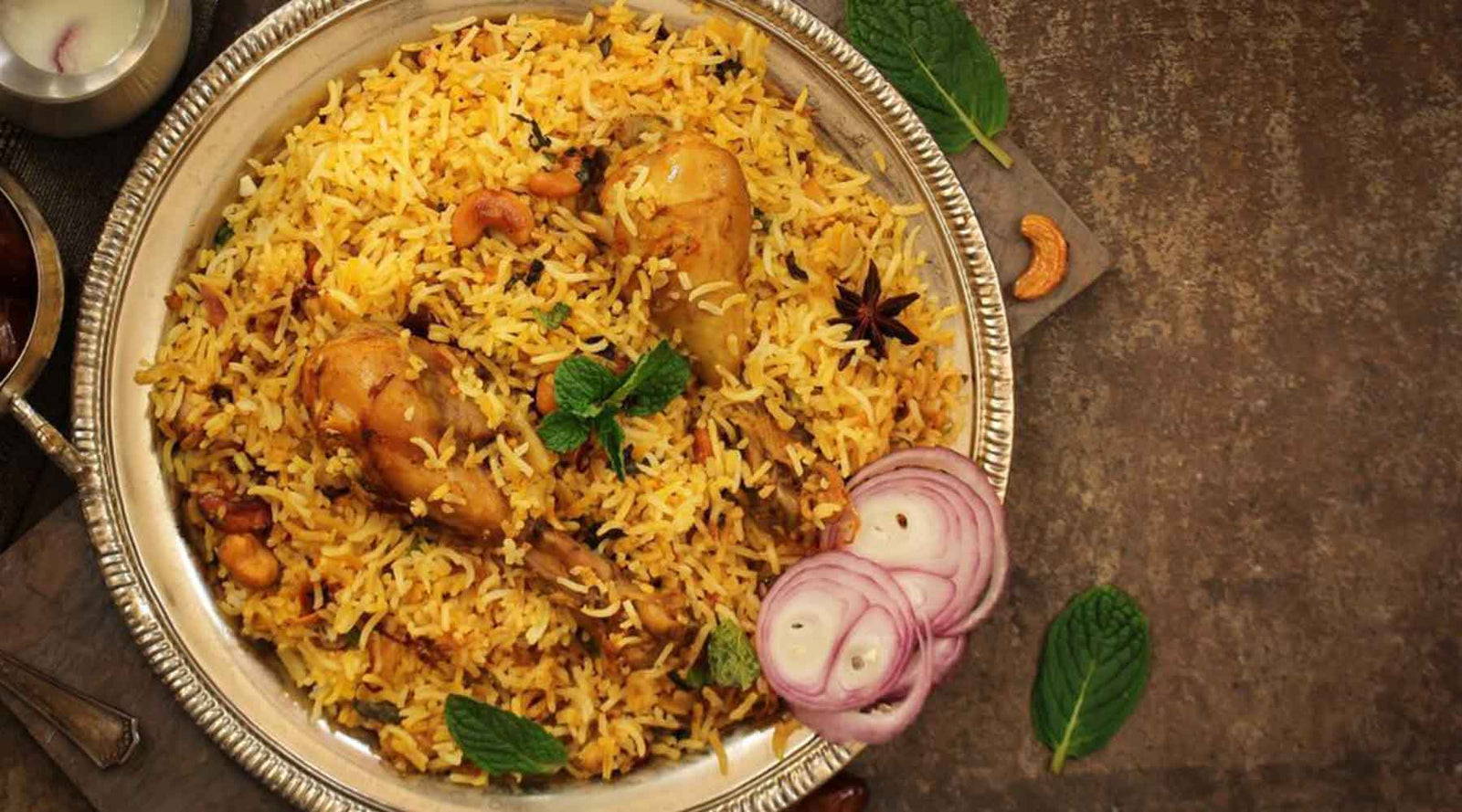 Rice dish with spices 