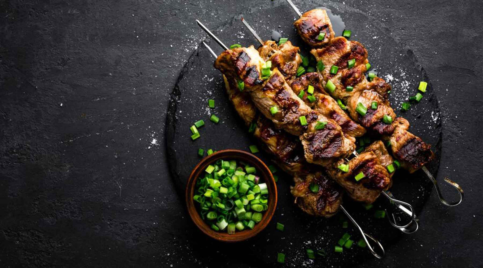 Cooked meat on a plate